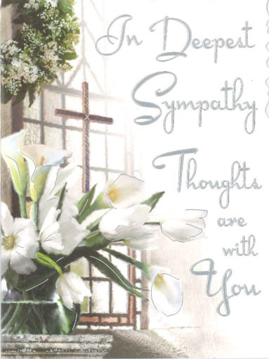 Picture of DEEPEST SYMPATHY CARD